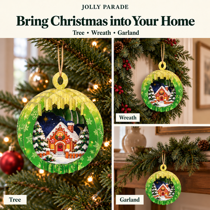 Santa & Friends - 3D Paper Ornaments