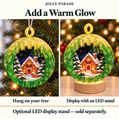 Christmas Story — 3D Layered Ornaments (Set of 5)