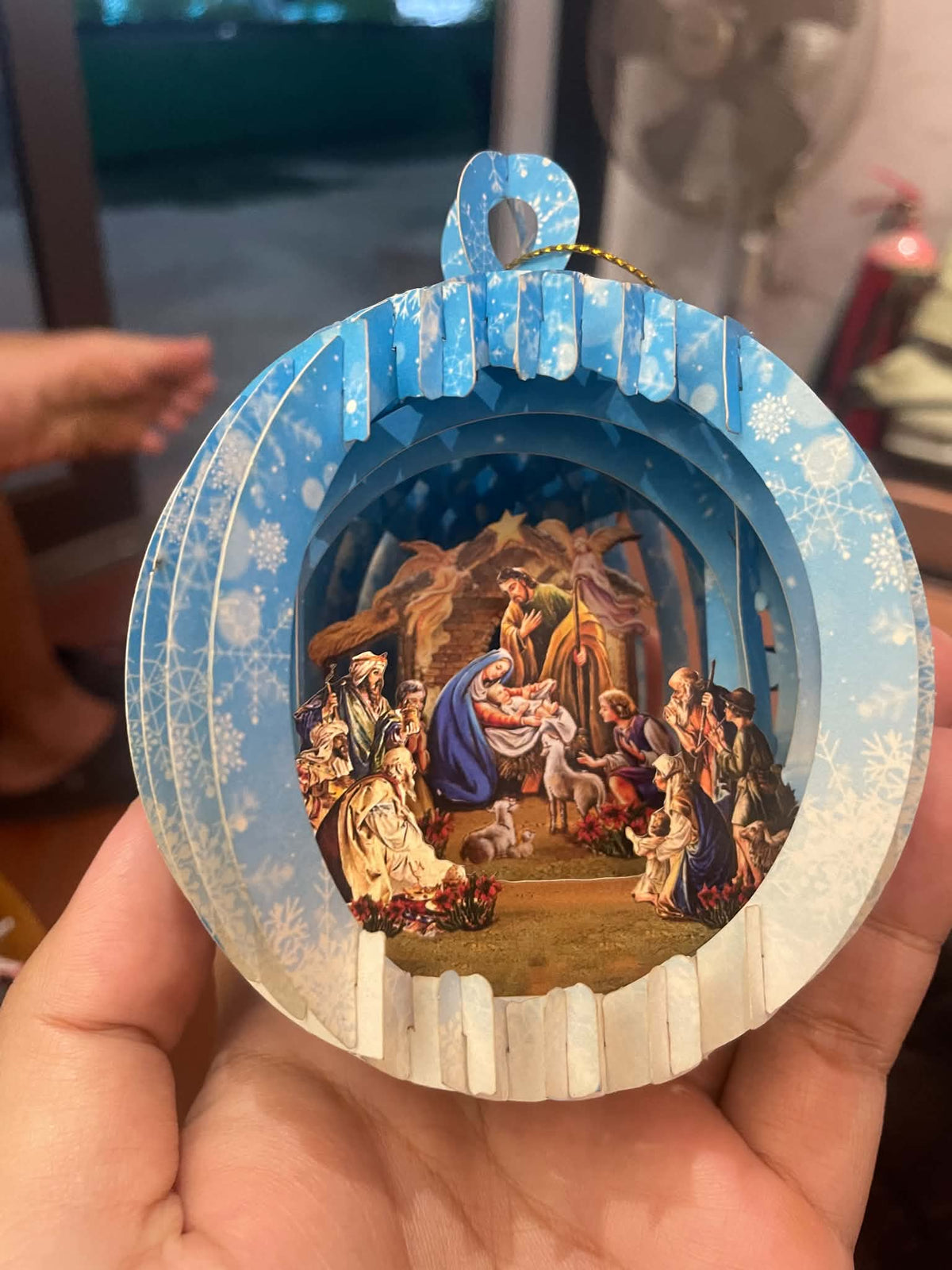 Christmas Story — 3D Layered Ornaments (Set of 5)