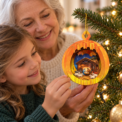 Nativity Story – 3D Paper Ornaments