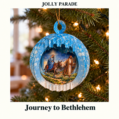 Christmas Story — 3D Layered Ornaments (Set of 5)