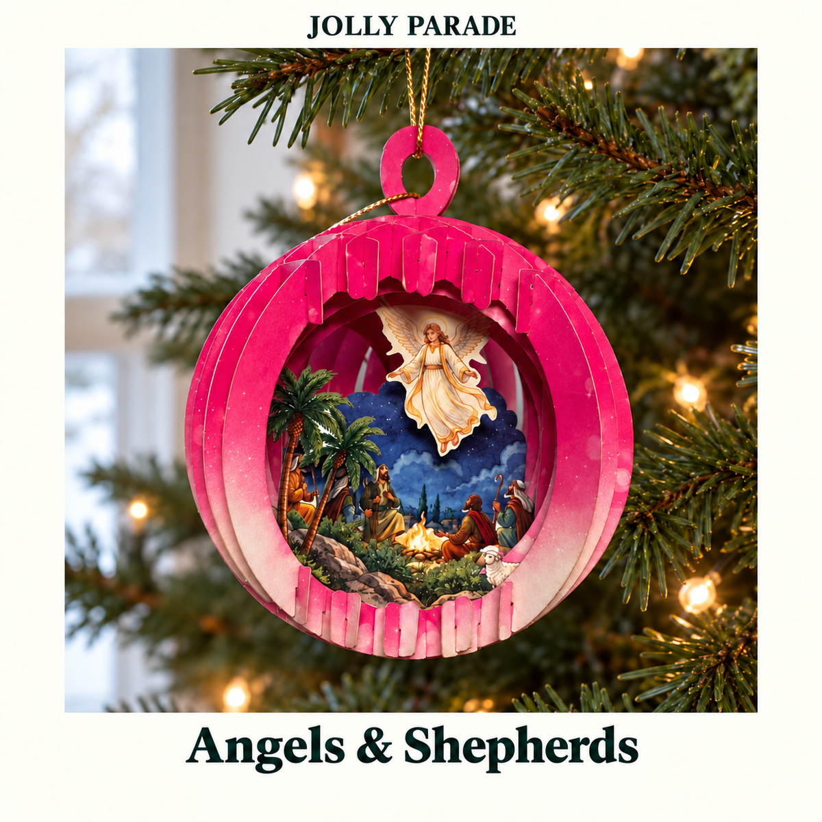Christmas Story — 3D Layered Ornaments (Set of 5)